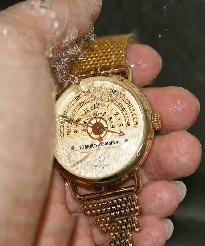 Black Stainless Steel Machinery Watches