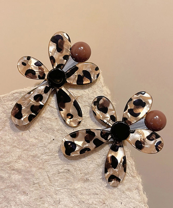 Leopard Metal Alloy Hairpin