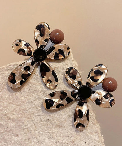 Leopard Metal Alloy Hairpin