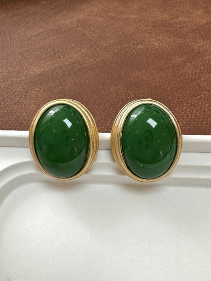 Estelle Oval Earrings