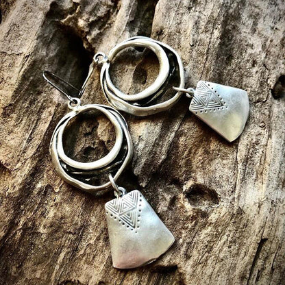 Bohemia Metal Hollow Earrings