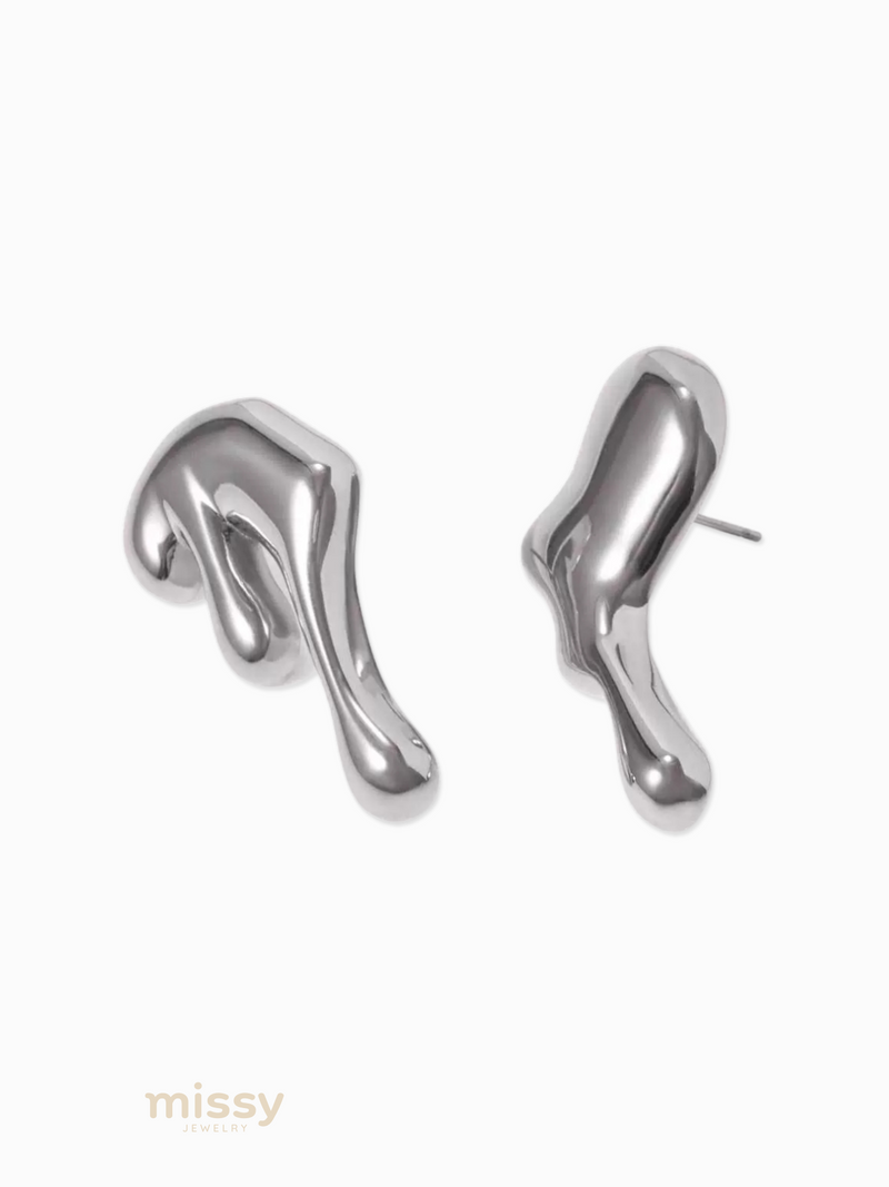 Kayleen Liquid Metal Earrings