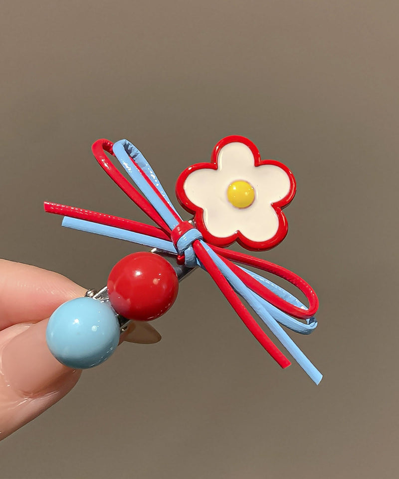 Rainbow Acrylic Butterfly a Pair Hairpin
