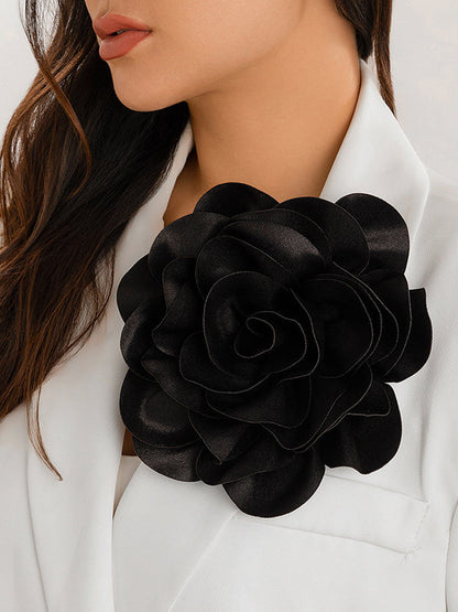 Flower Shape Color Brooch Accessories