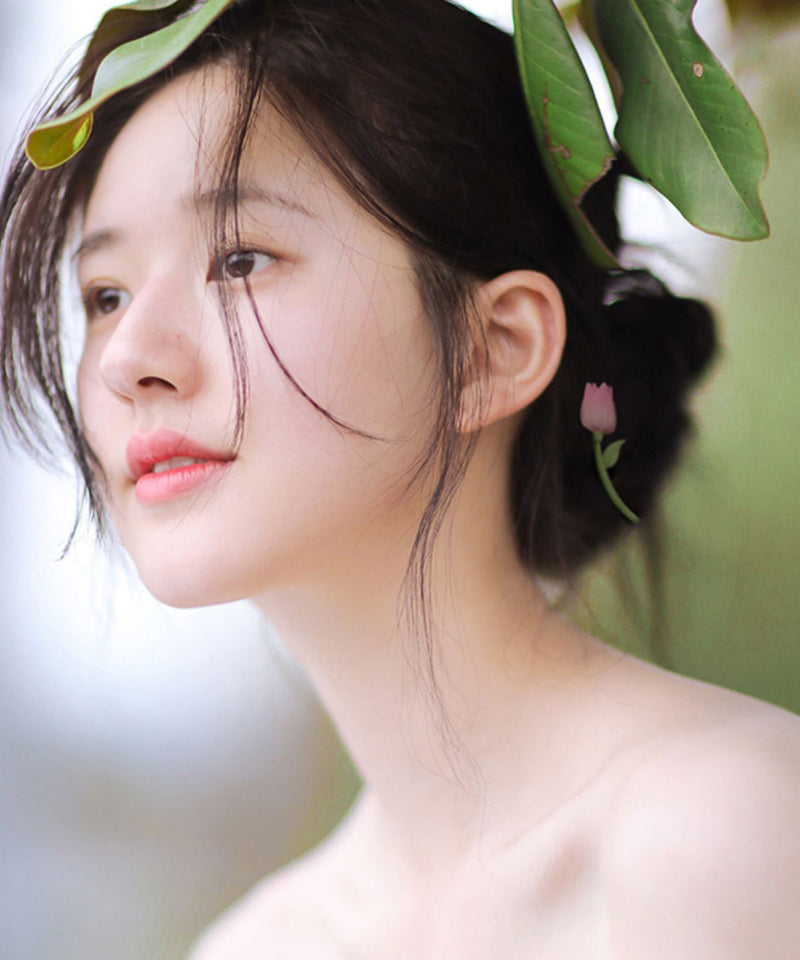 Stylish Light Green Alloy Tulip Arc-shaped Hairpin