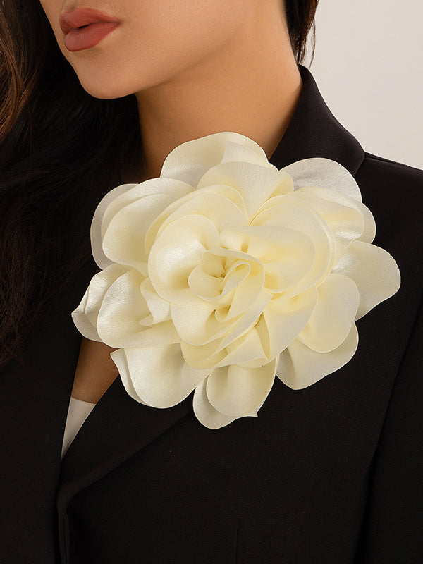 Flower Shape Color Brooch Accessories