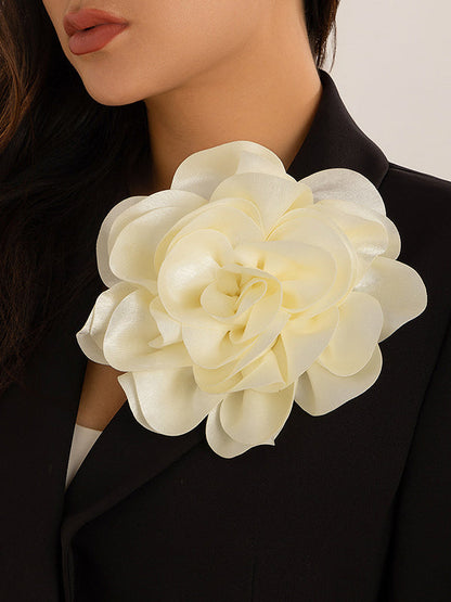 Flower Shape Color Brooch Accessories