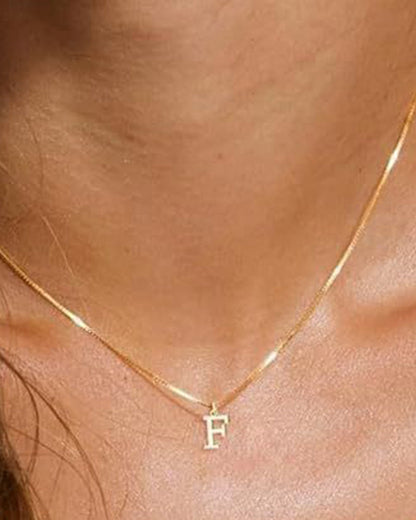 Fashionable and Exquisite 26 English Alphabet Necklace