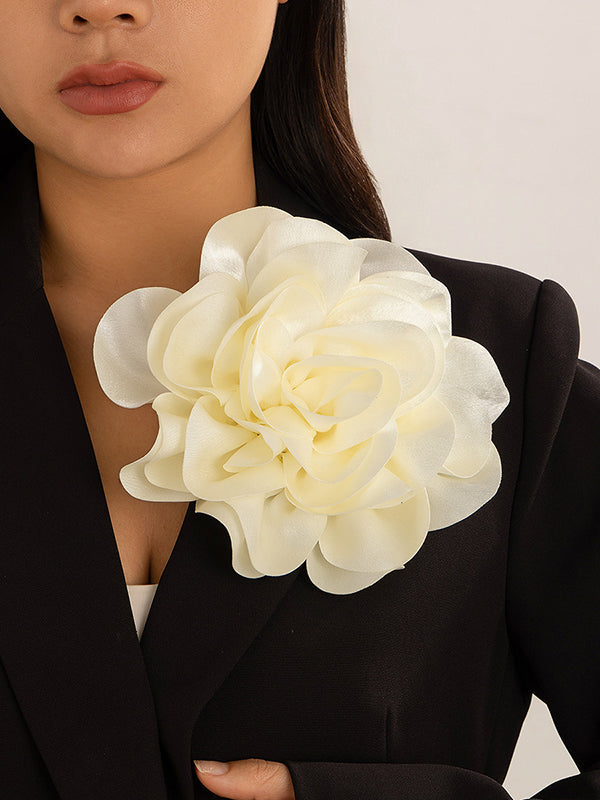 Flower Shape Color Brooch Accessories