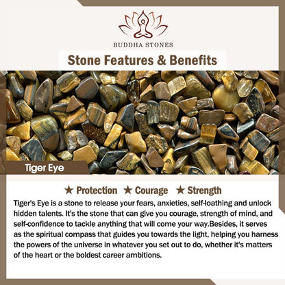 Buddha Stones Natural Tiger Eye Positive Protection Bracelet