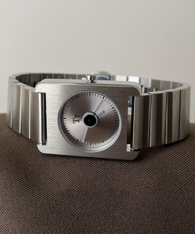 Silk Stainless Steel Square Waterproof Watches