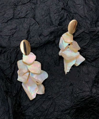 Original Design Alloy Shell Asymmetrical Drop Earrings