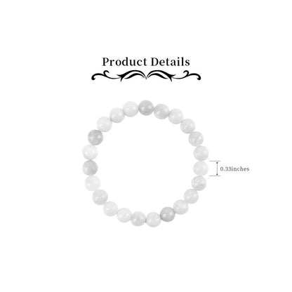 6mm Morganite Healing Bracelet for Spiritual Protection