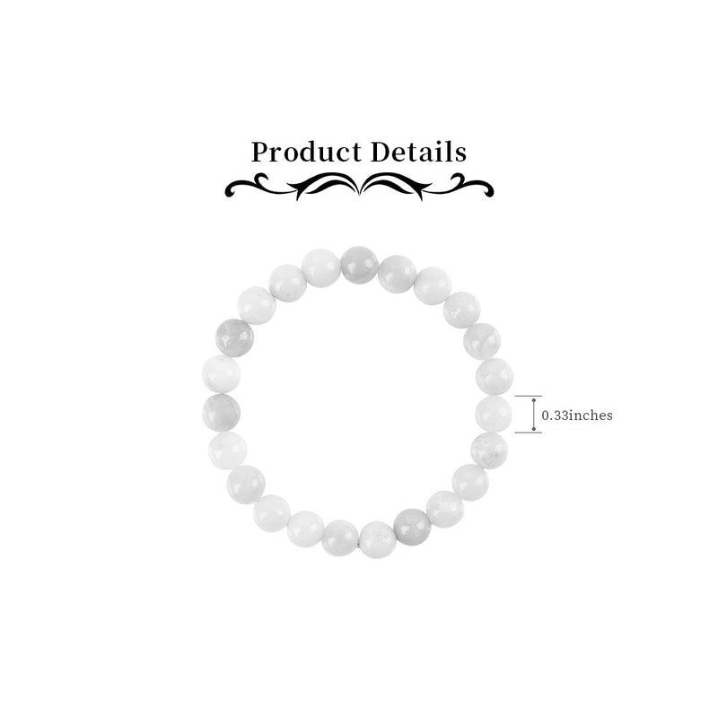6mm Morganite Healing Bracelet for Spiritual Protection
