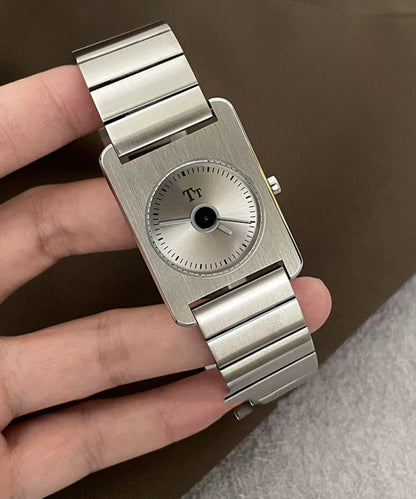 Silk Stainless Steel Square Waterproof Watches
