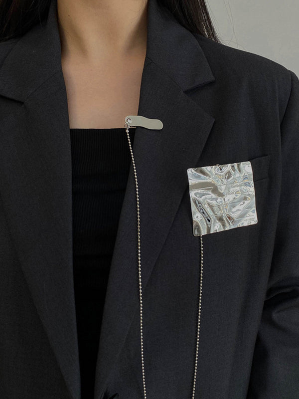 Original Geometric Chain Brooch