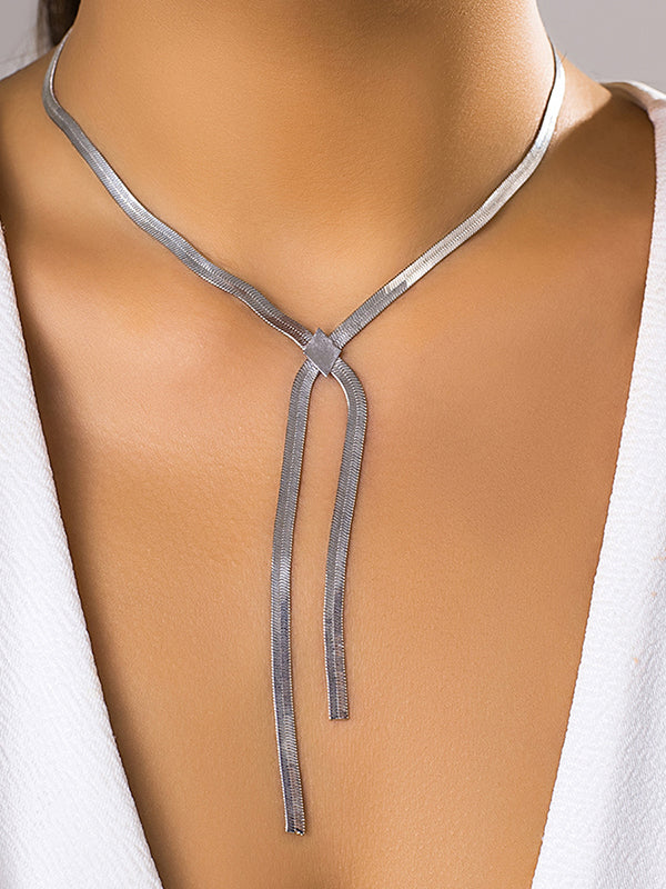 Hollow Color Clavicle Chain Necklaces Accessories