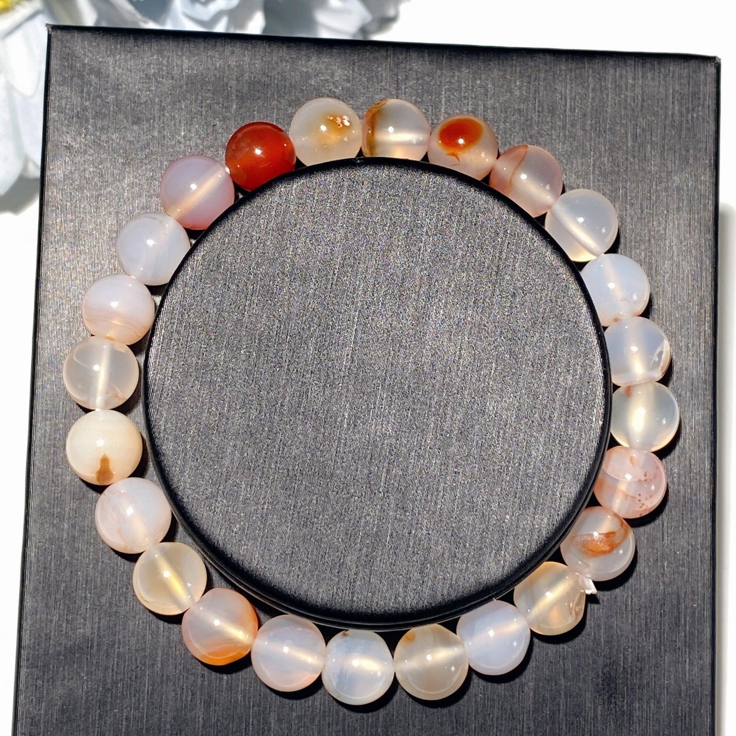 8mm Mixed Crystal Healing Bracelet for Spiritual Balance