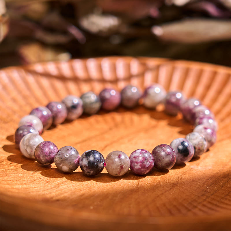 8mm Red Tiger Eye Bracelet for Creativity and Courage