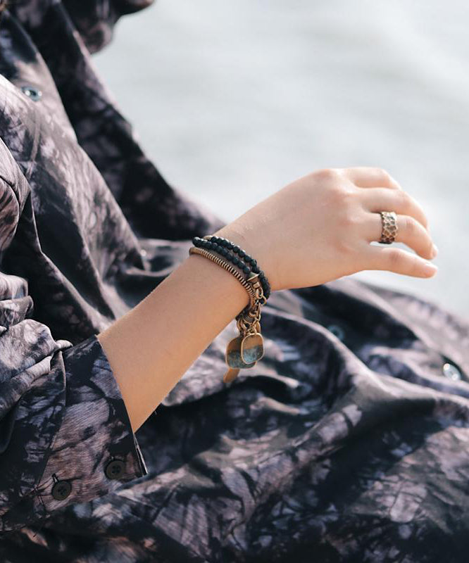 Retro Copper Beading Same Gender Design Charm Bracelet