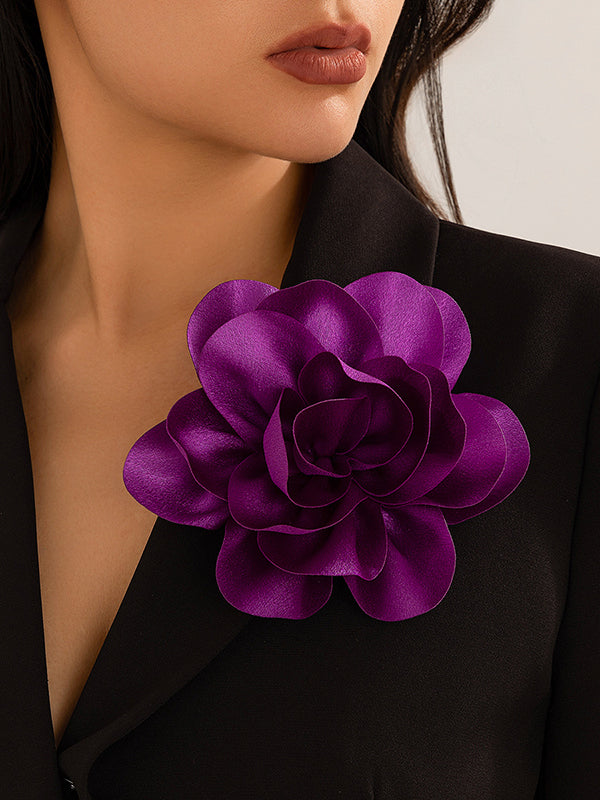 Three-dimensional Flower Brooch Accessories
