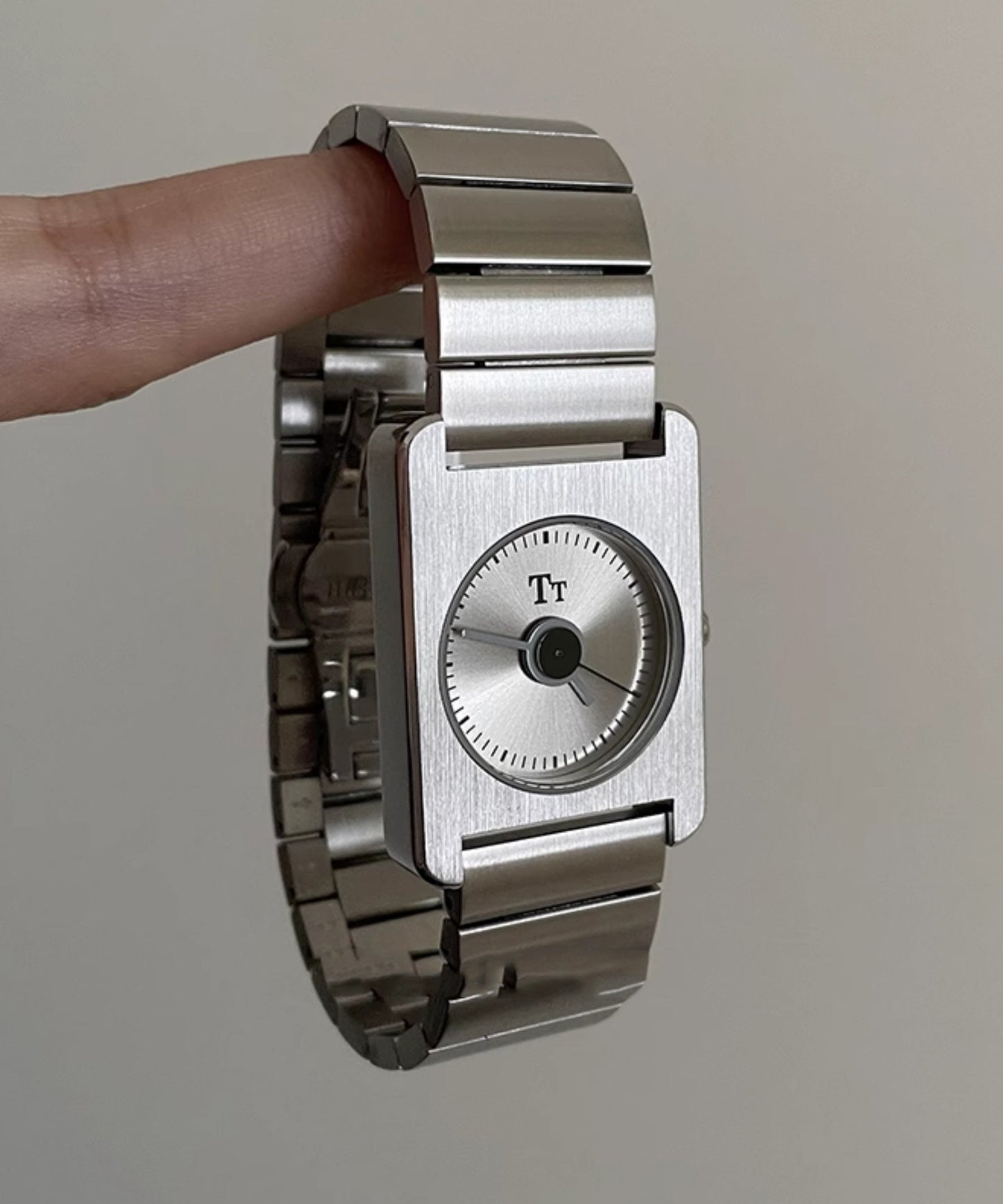 Silk Stainless Steel Square Waterproof Watches