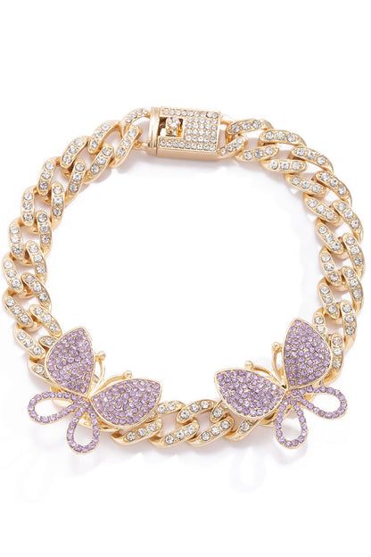Daily Patchwork With Bow Anklet