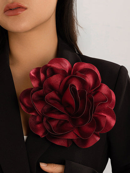 Flower Shape Color Brooch Accessories