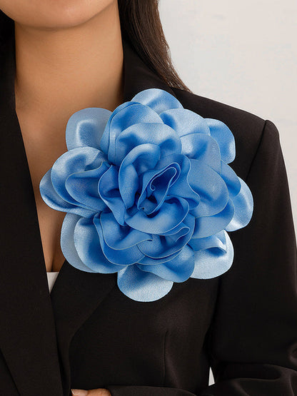 Flower Shape Color Brooch Accessories