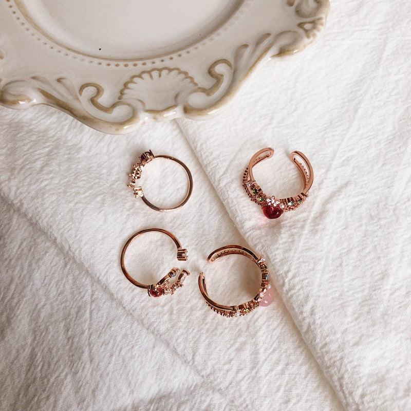 [] Zoe Heart Ring