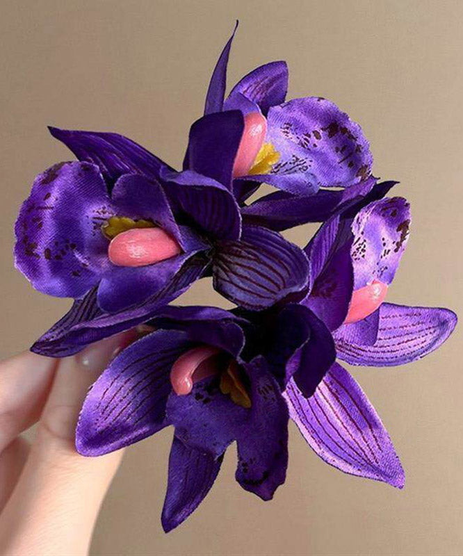 Beach Purple Alloy Holiday Hairpin