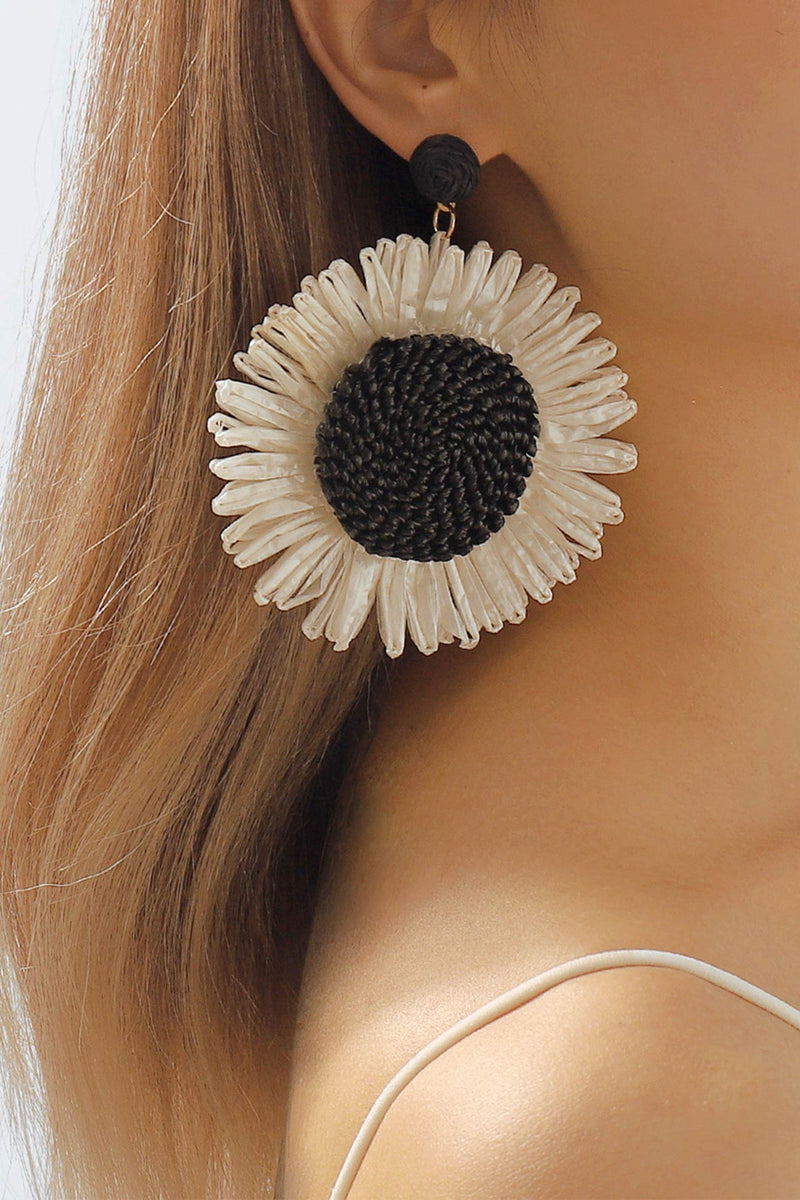 Raffia Braided Earrings