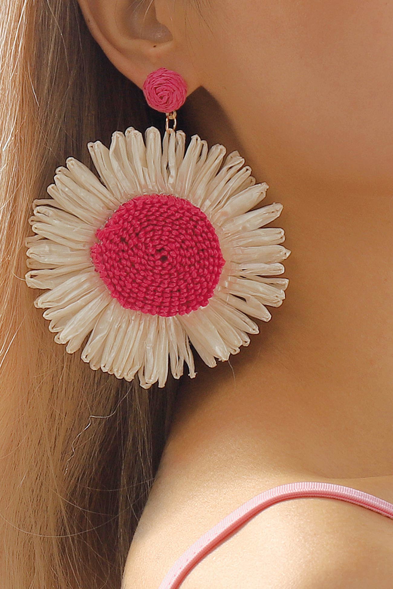 Raffia Braided Earrings