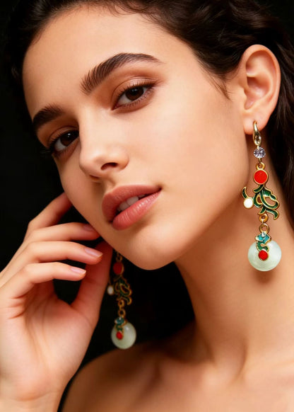 Boutique Jade Original Design Gilding Drop Earrings