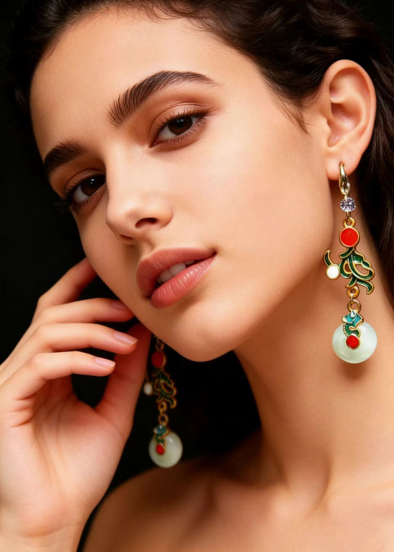 Boutique Jade Original Design Gilding Drop Earrings