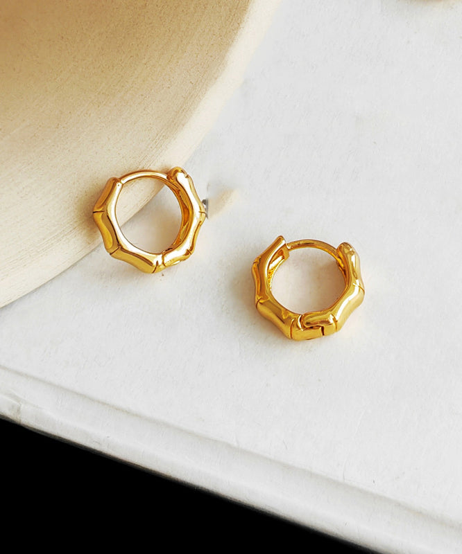 Gold Plated Hoop Earrings