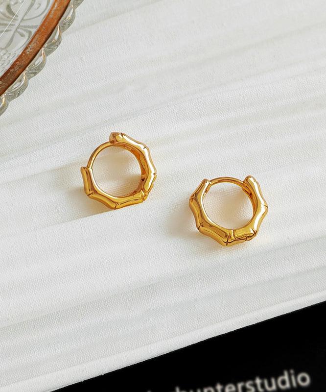 Gold Plated Hoop Earrings
