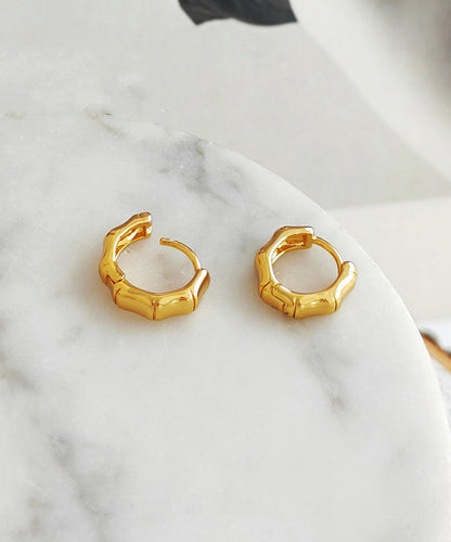 Gold Plated Hoop Earrings