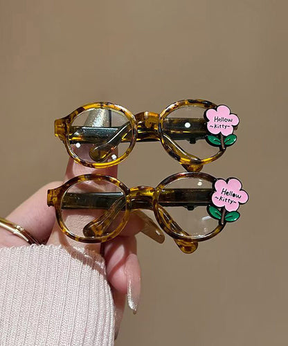 Pink Acrylic Glasses a Pair Hairpin
