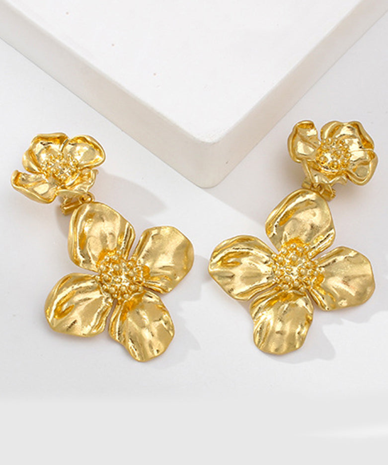 Gold Ancient Gold Stud Earrings
