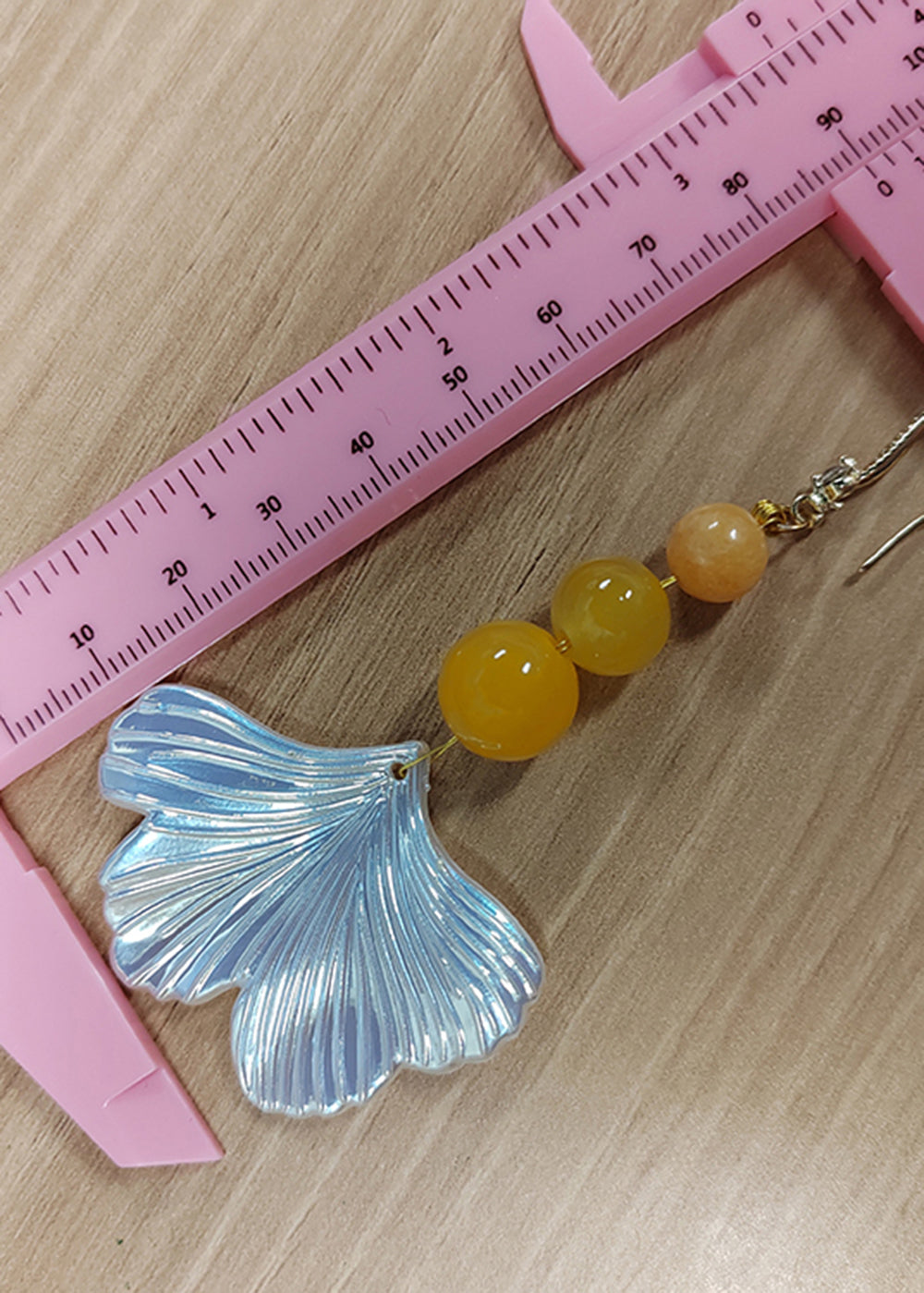 Fine Agate Sector Shell Acrylic Drop Earrings New Style