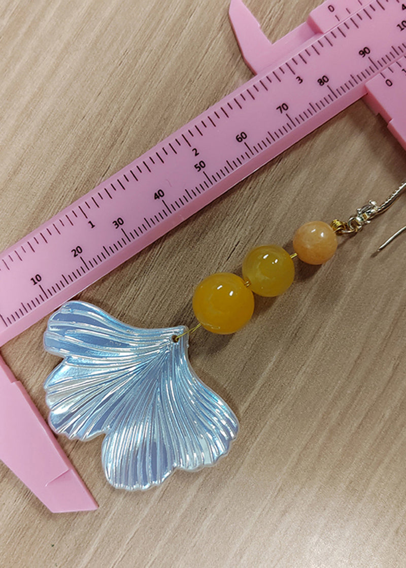 Fine Agate Sector Shell Acrylic Drop Earrings New Style