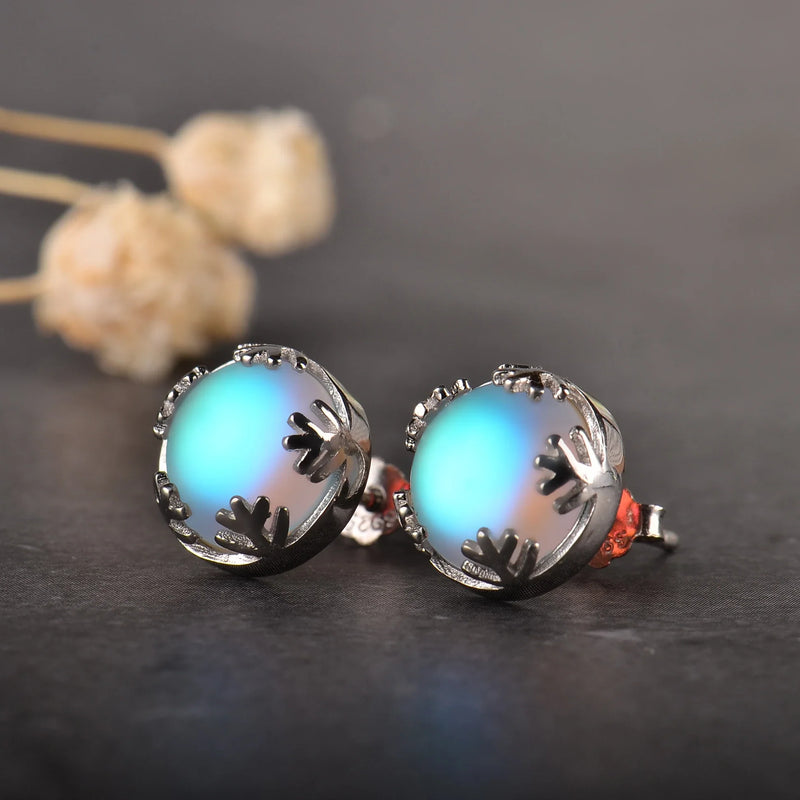 Aurora in the Forest Crystal Earrings