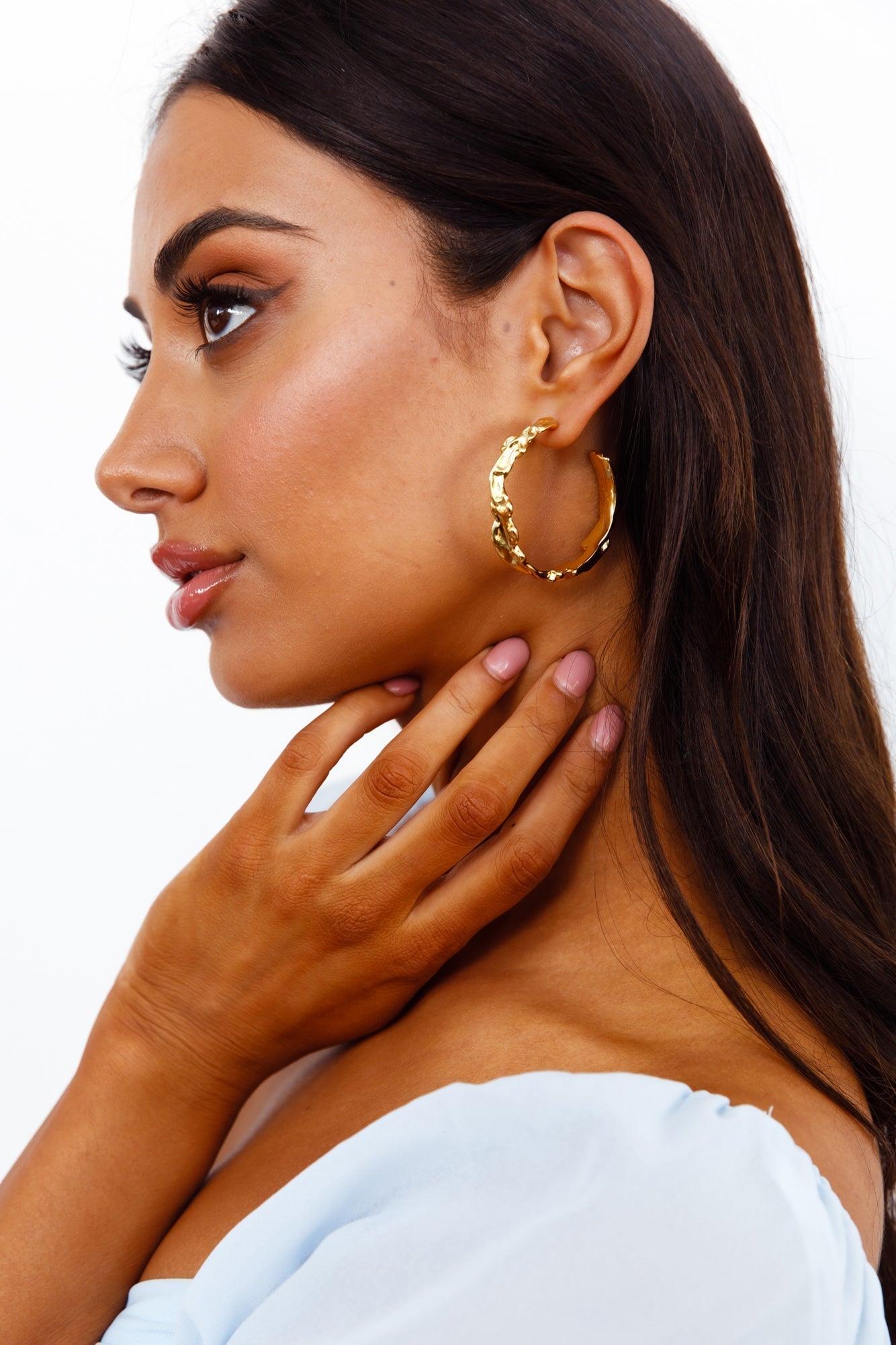 24k Gold Plated Slow Down Earrings