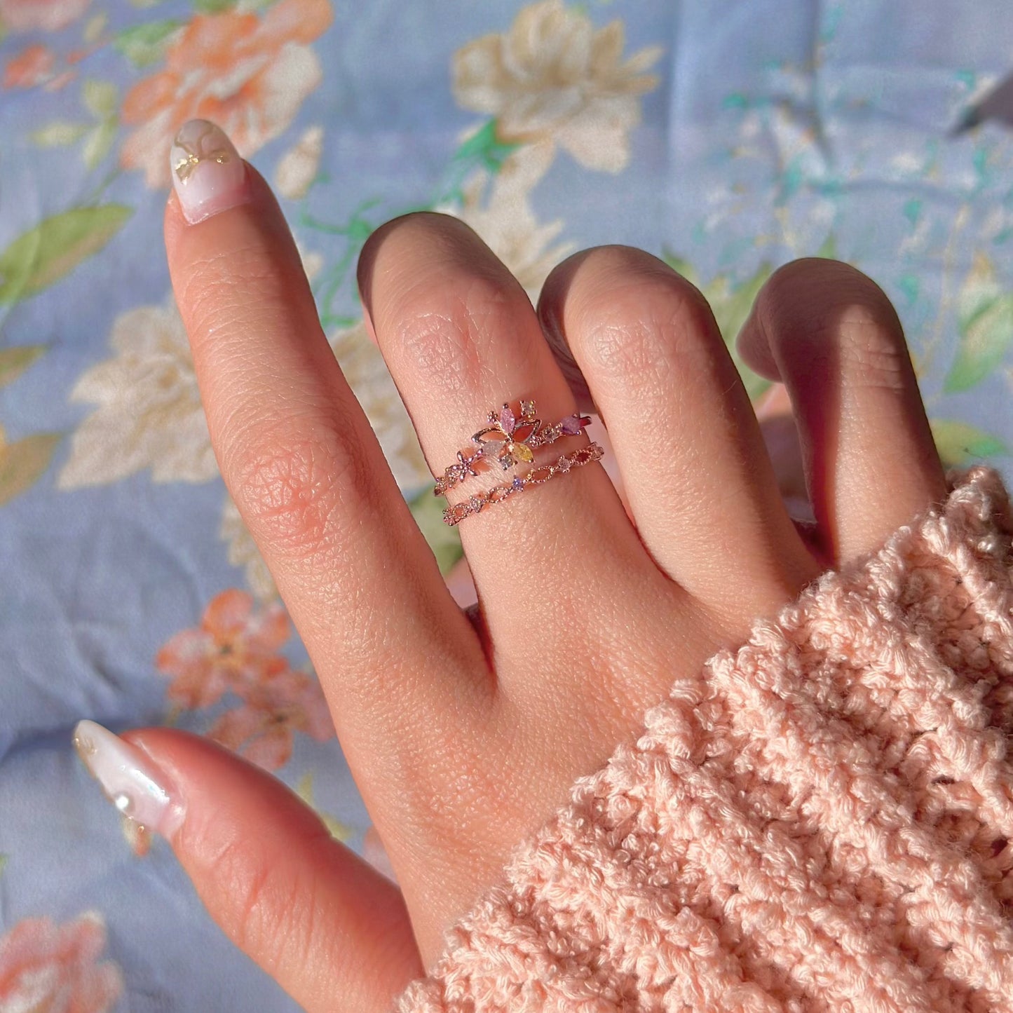 [] Enchanted Blossom Ring