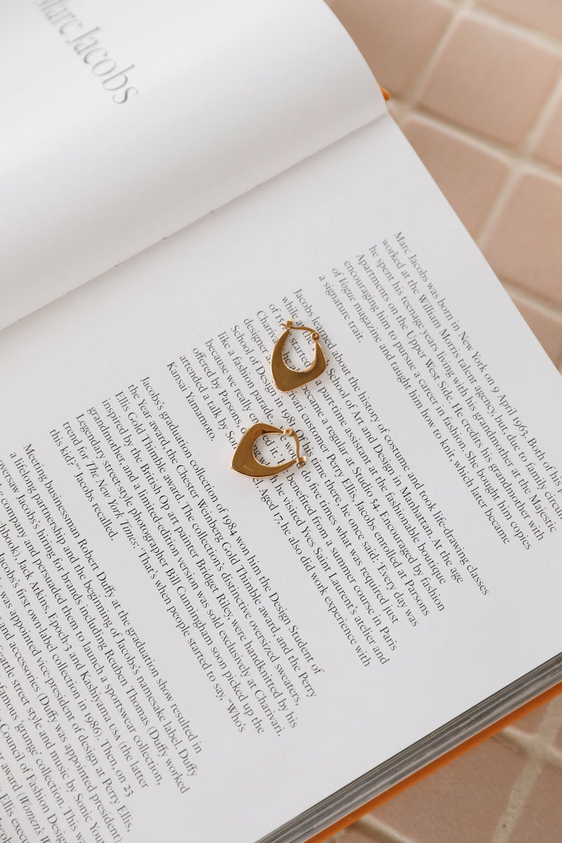 18k Gold Plated Time for Me Earrings