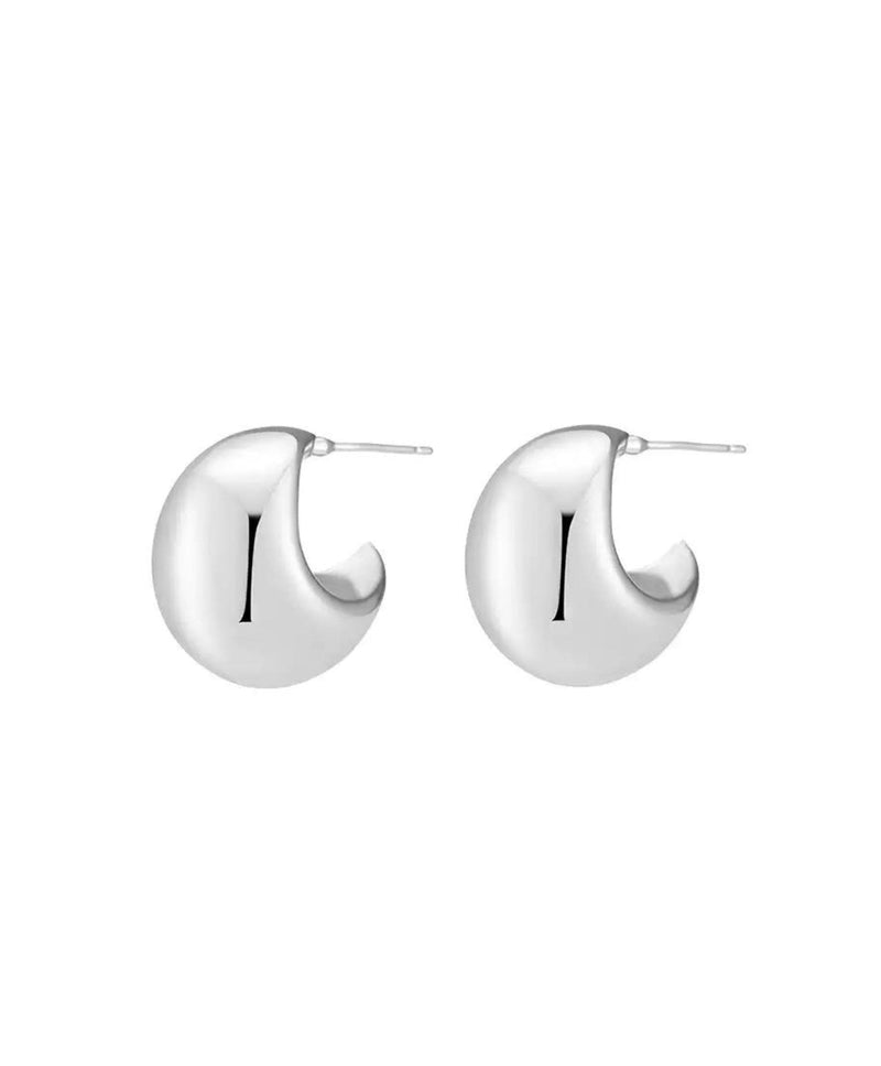 Nina Crescent Hoop Earrings