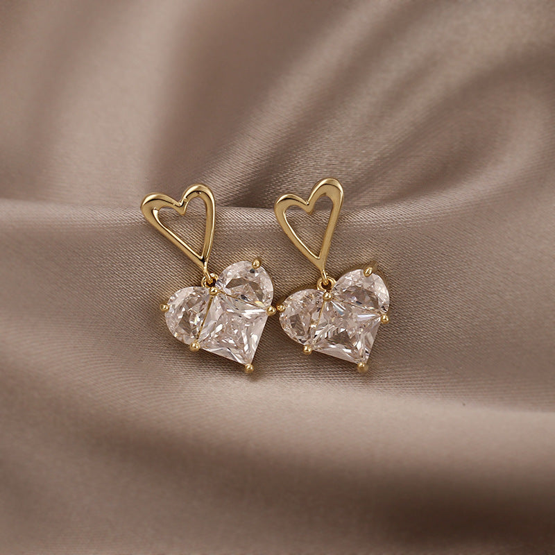 Coraline Zircon Heart Necklace