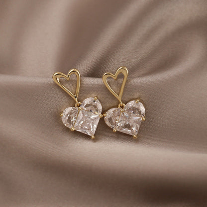 Coraline Zircon Heart Necklace