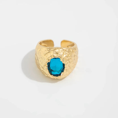 Kaleena Gemstone Open Ring